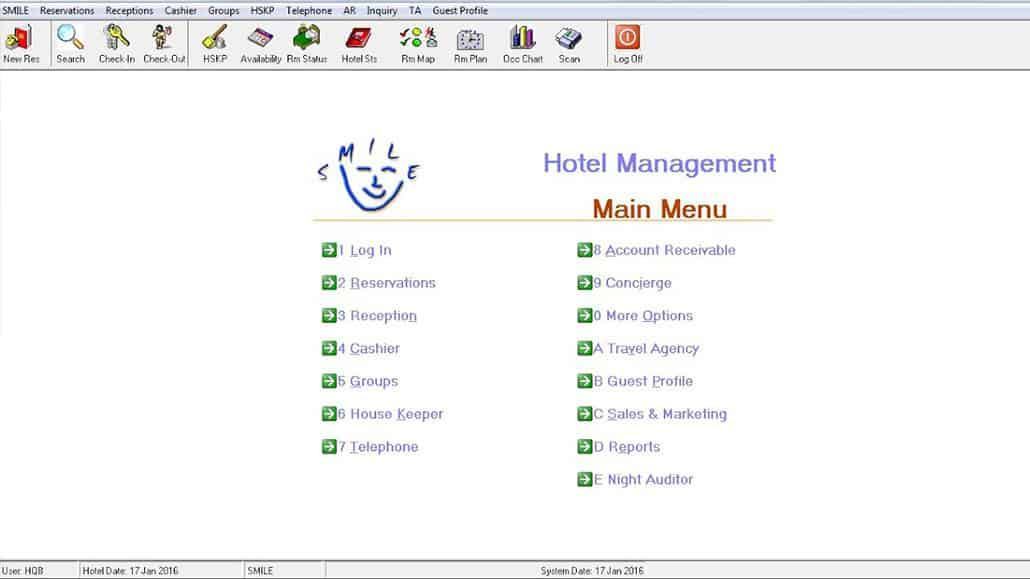 Phần mềm quản lý khách sạn SMILE