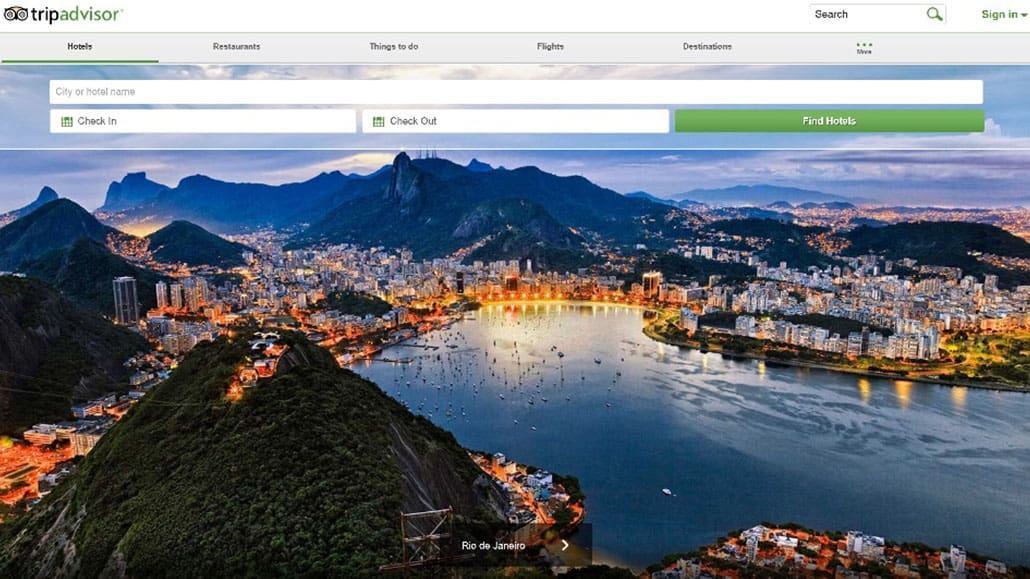 Trang web Tripadvisor đối với nhà hàng khách sạn và các công ty du lịch