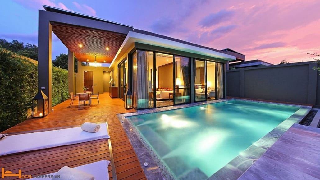 Villa - Phòng nhà ở riêng biệt có bể bơi