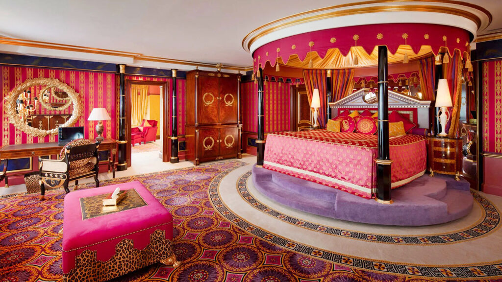 The Burj Al Arab in Dubai room