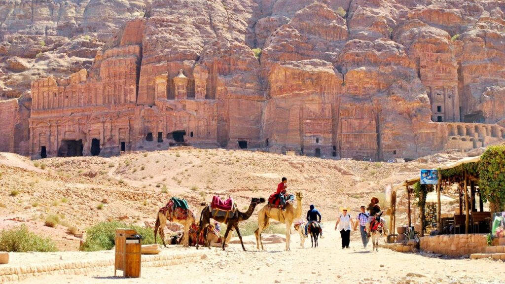 Traveler at Petra