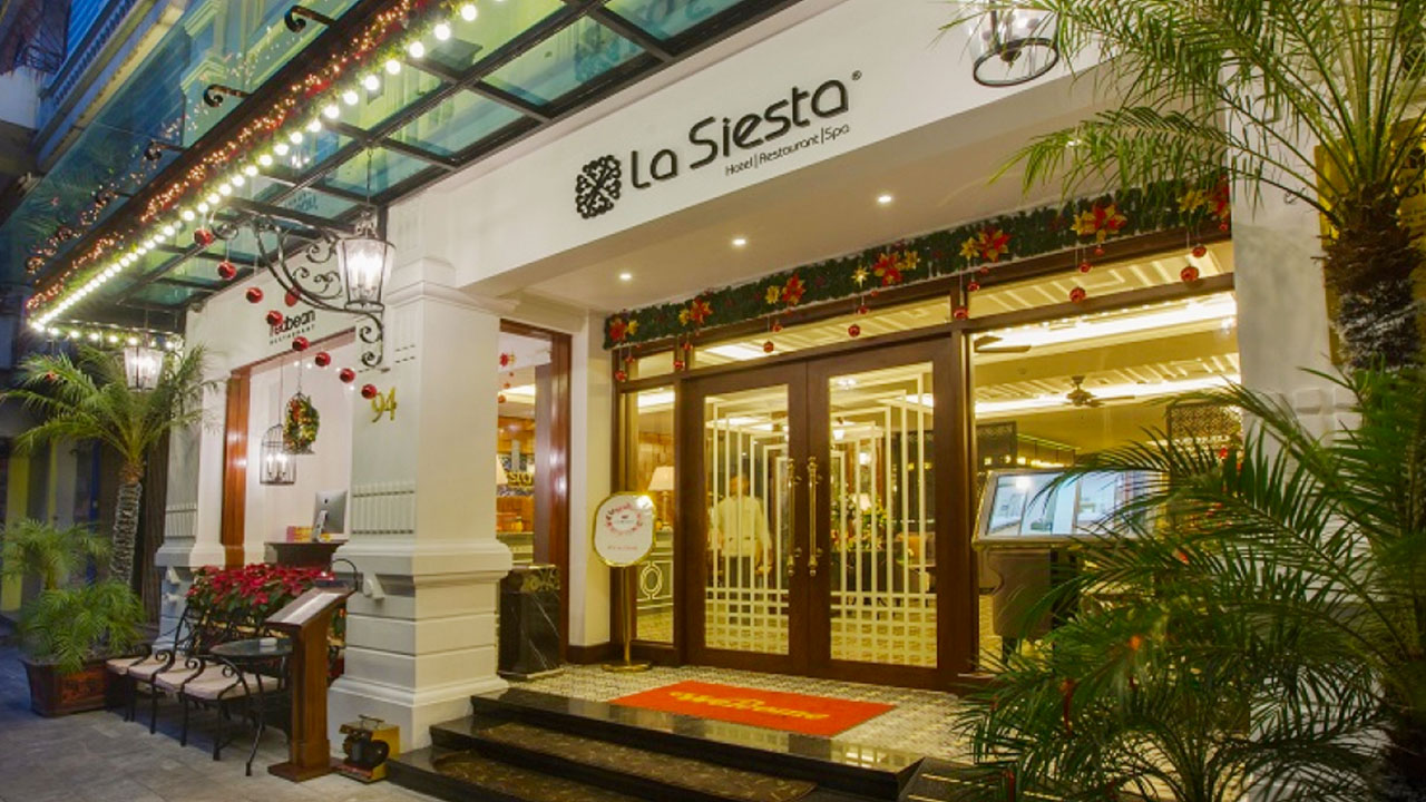 Mặt tiền Hanoi La Siesta Hotel & Spa