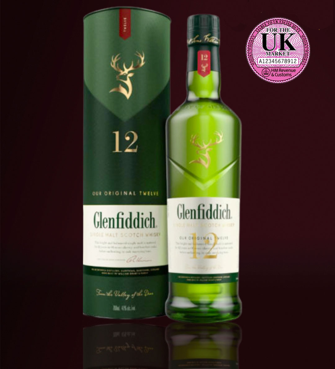 Dòng sản phẩm rượu Glenfiddich 12 là sản phẩm đặc trưng của hãng và đạt giải thưởng danh giá