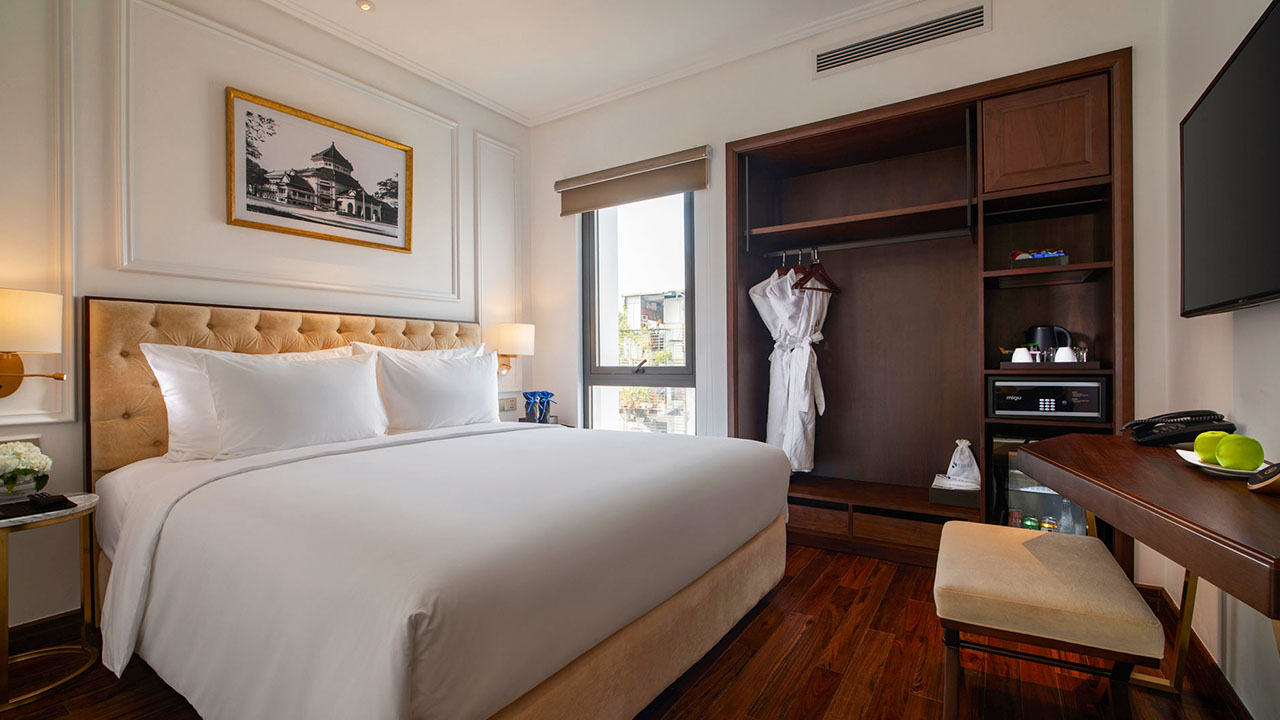 Phòng lưu trú của Soleil Boutique Hotel Hanoi