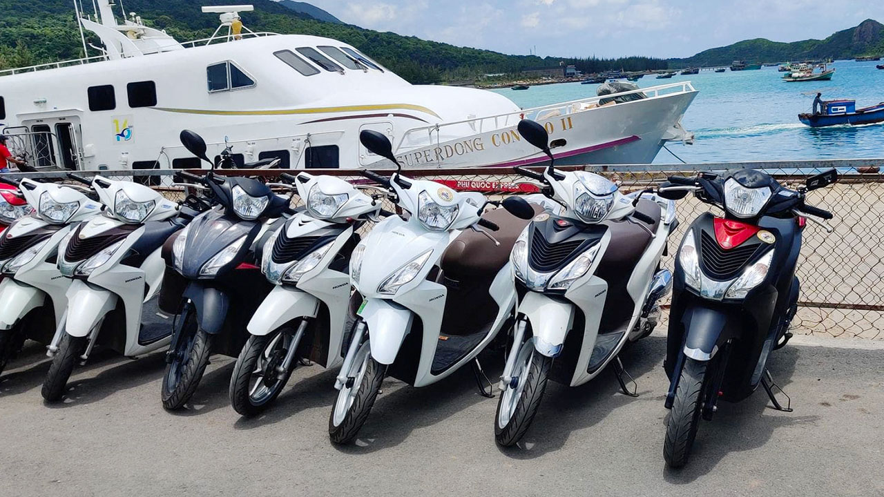 Thuê xe máy khi du lịch Côn Đảo