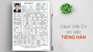 Cách viết CV xin việc tiếng Hàn